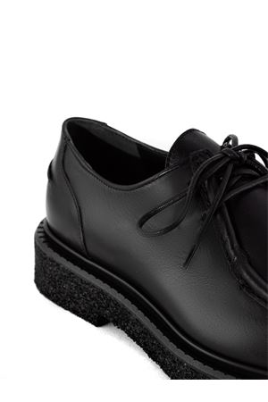 Stringata in pelle nera GUGLIELMO ROTTA | 67230002BLACK